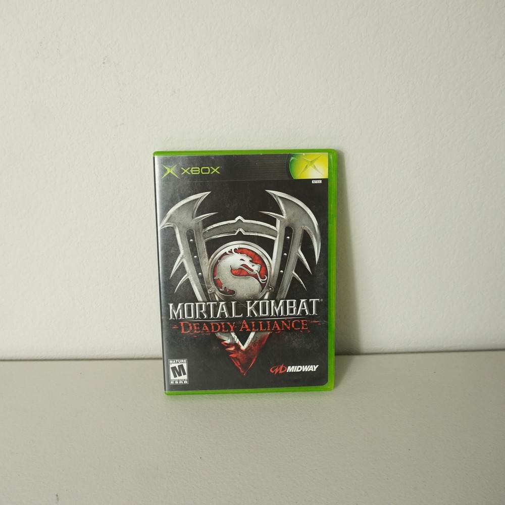 Midway Mortal Kombat Deadly Alliance Xbox One Size Green Fighting Game Fatality